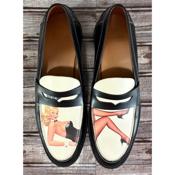 Duke + Dexter Other - Duke & Dexter Men's Penny Loafer Playboy Edition Sz 11 UK 12 US color black $349